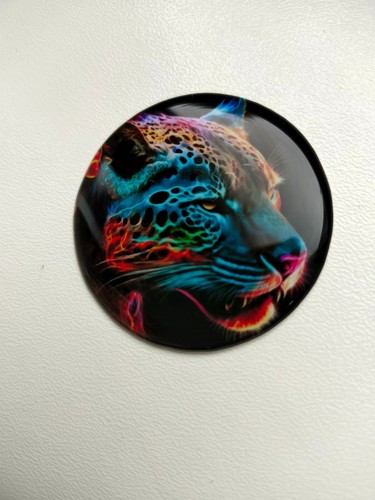 Gear rotary knob dome badge