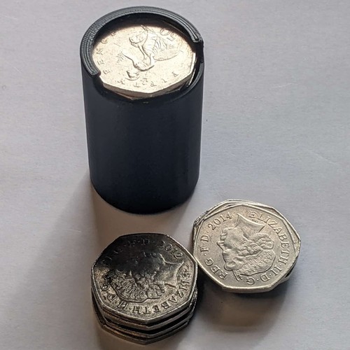 50p coin dispenser holds - 50p,