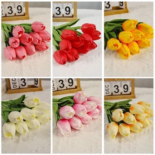 Tulips artificial flowers - tulips, real