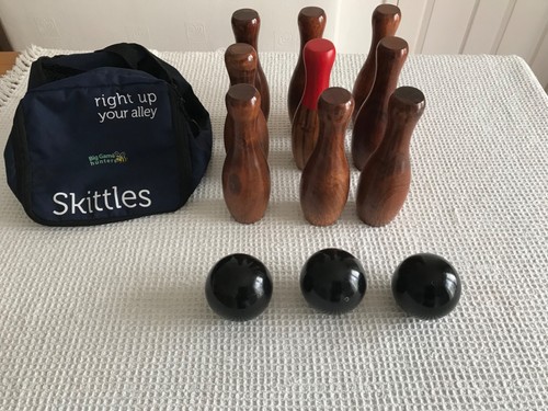 Garden skittles wooden - skittles, set