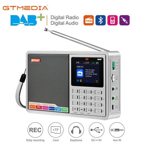 Portable dab radio receiver - radio,