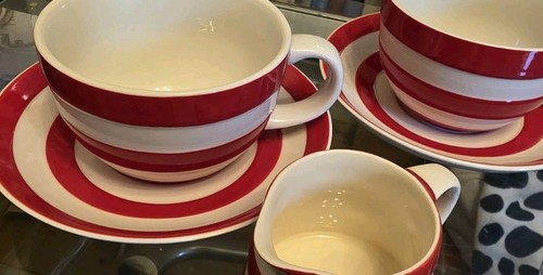 Green cornishware red - green,,