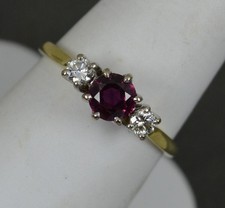 Vintage Natural Ruby and