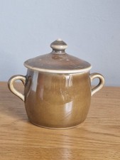 Vintage Brown Glazed Ceramic
