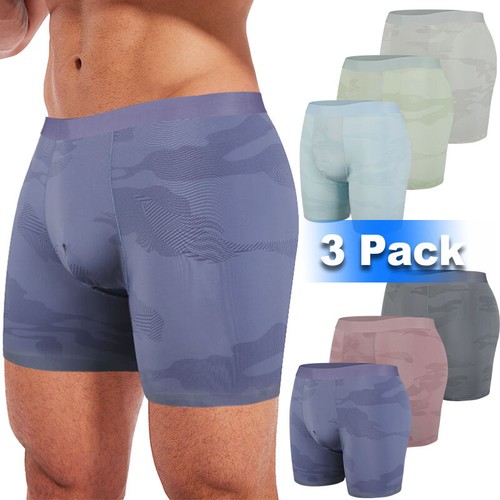 3pcs men long - leg, boxer