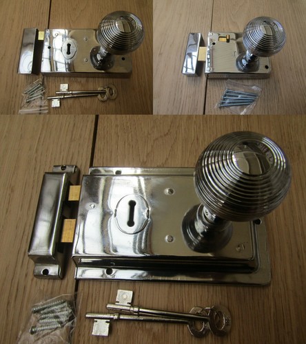 Rim lock door knob - lock, sets