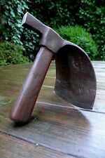 Antique carving carpenter adze woodworking tool stamped marker logo very rare.