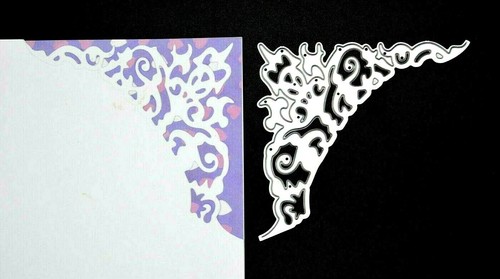Decorative corner edging - edging, metal