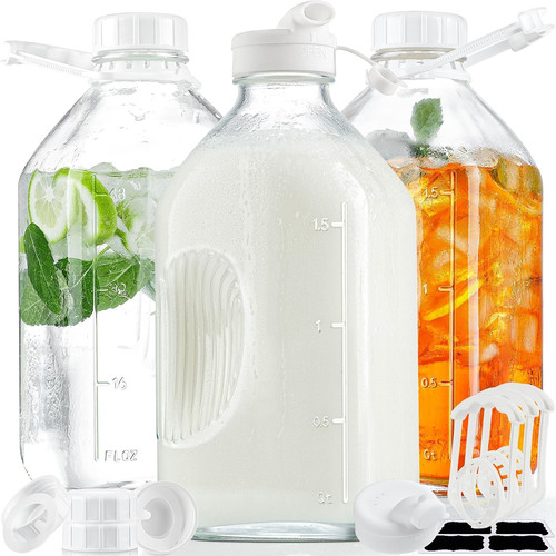 Pack glass milk - glass,