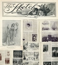 1895 SKETCH Magazine ADA REHAN