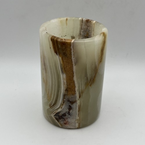 Onyx stone tealight candle - onyx,