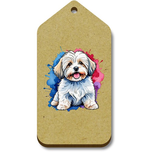 Colourful havanese dog mdf - 'colourful,