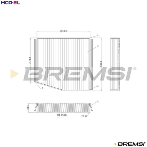 Filter cabin air fc0106a for - filter,
