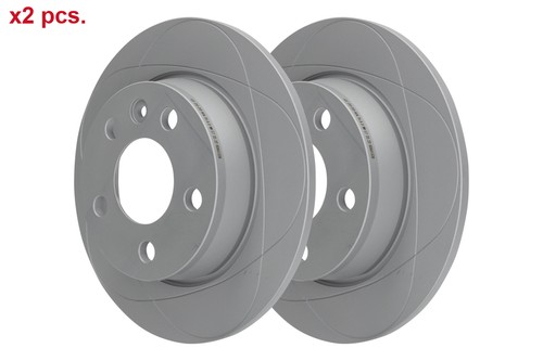 Pcs rear brake disc rotors - x2,