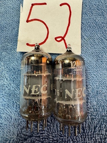 Nec 12ad7 12ax7 tubes - 12ad7,