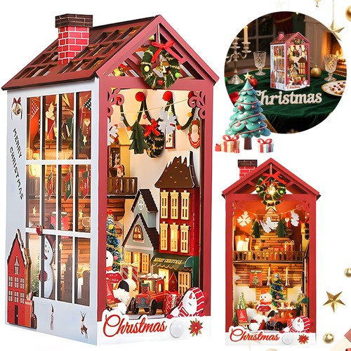 Diy christmas book nook - nook, kit