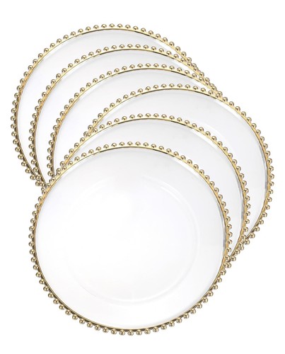 6pcs charger plates - plates, with