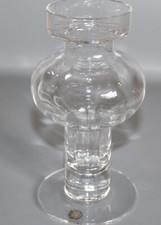 DARTINGTON CRYSTAL PRIMAVERA 7 INCH TALL CANDLE HOLDER