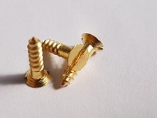 Solid Brass Countersunk Screw Slotted Head Wood Screws No.2 2mm