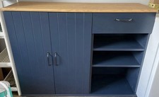 IKEA Skruvby Side Board And Side Table - Blue