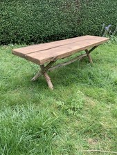 Rustic Handmade Garden Bench/
