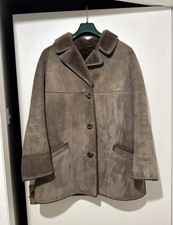 Heatona Women's Vintage Sheepskin Coat Shearling Sheepskin Coat Size 18