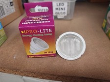 Pro-Lite GU10 Compact Fluorescent Lamp 7W  Warm White Pack Of 5