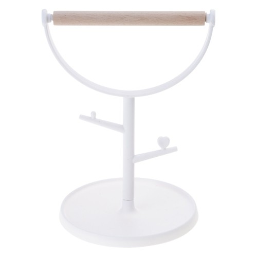 Parrot perch stand with - perch,