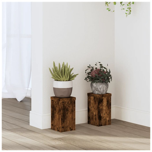 Plant stand 2pcs smoked - plant,