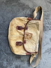 vintage canvas fishing bag