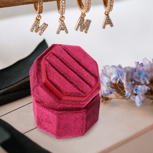 Red jewelry storage box - red,