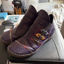 Rieker Ladies purple Zip up