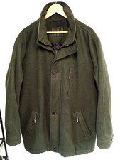 BUSH dark green waterproof field jacket size 44"-46"chest