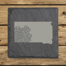 South Dakota Slate Coasters