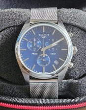 Tissot 1853 PR100 Chronograph Men's Watch T101417A Blue Face