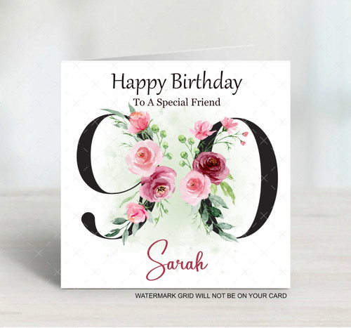 Personalised 90th birthday - personalised,