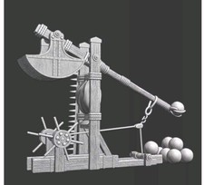 Medieval Medium Catapult 1/35th Resin Printed