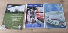 3 x BRADFORD TOWN PROGRAMMES 2013/14 to 2020/21  **Free Postage**