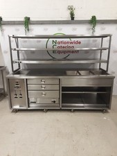 Used Heated Drawer/Bain Marie/3 Heated Tier Gantry.240x100cm.3ph/32amp Commando