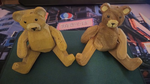 Vintage hand carved wooden - vintage,