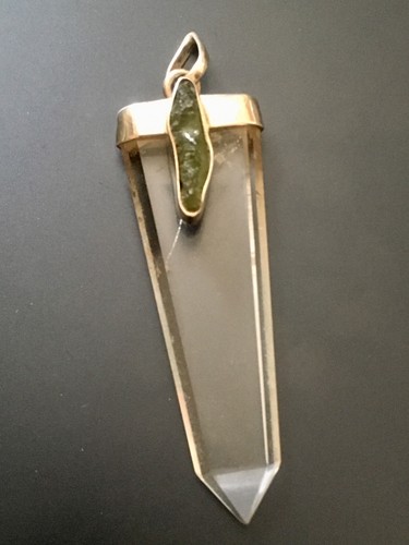 Genuine moldavite clear - &,