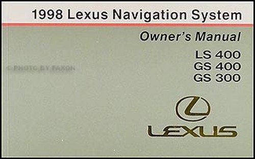 1998 lexus navigation system - lexus,