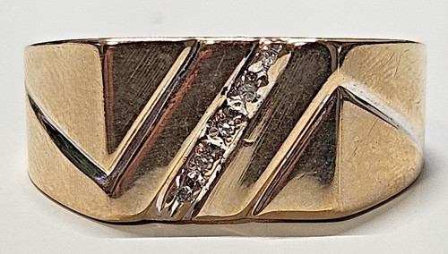 9ct yellow gold rectangle - 9ct,