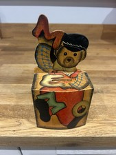Vintage Hand-Painted Wooden