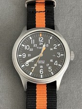 Timex Expedition Scout Quartz Field Watch With Indiglo. Faulty Date Indicator.