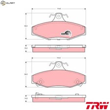 BRAKE PAD SET DISC BRAKE