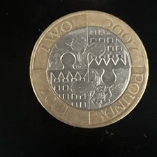 Rare 1707-2007 2 Pound Coin