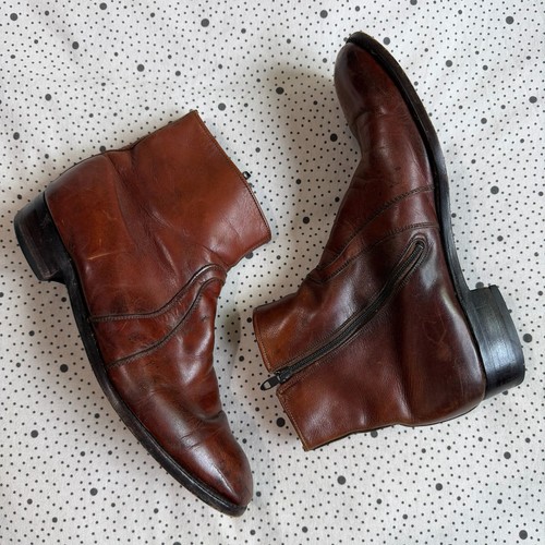 Vintage 1970s leather side - leather,
