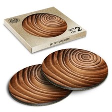 2 x Boxed Round Coasters -