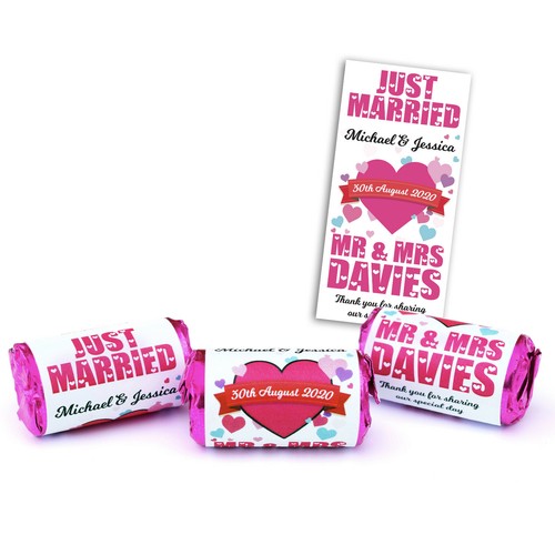 Personalised love heart sweets - personalised,